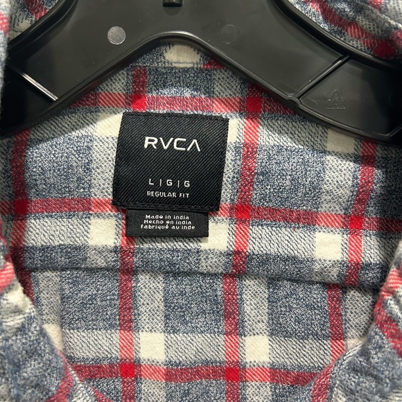 RVCA Men’s Flannel. Size Large. - Picture 5 of 5